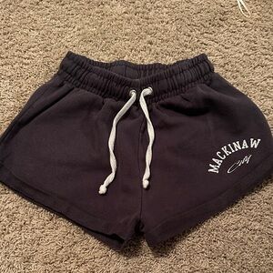 Ocean Drive Black Athletic Shorts